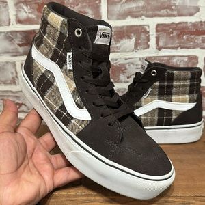 Vans Filmore Hi Platform Plaid Mix Women’s Sz 10